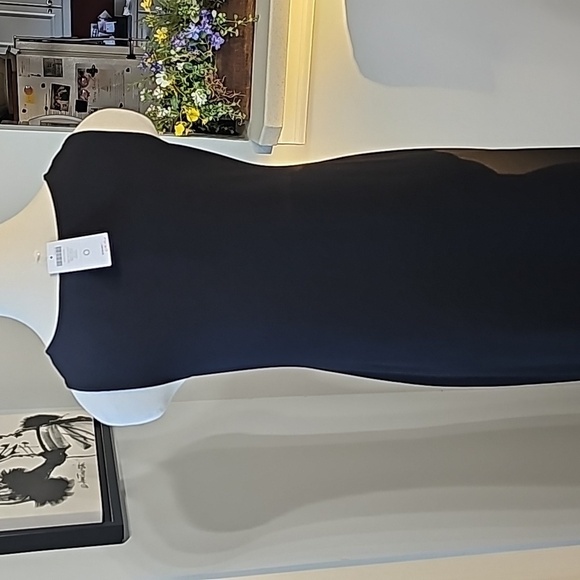 CHICO'S black basic dress. NWT.  Size O. Side‎ twist neck. Lovely - Picture 5 of 11